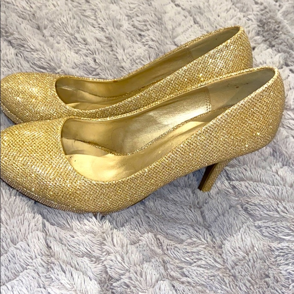 Gold heels
